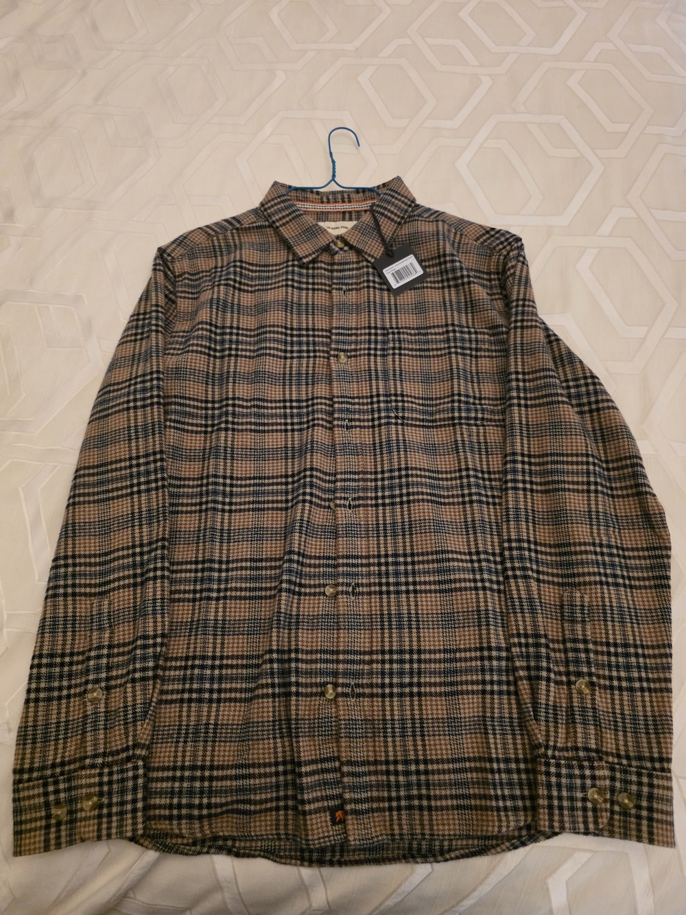 The Normal Brand - Louis Heavyweight Flannel Overshirt - Fawn Plaid